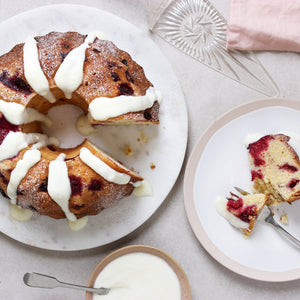 Raspberry & Coconut Bundt Cake - EasiYo NZ