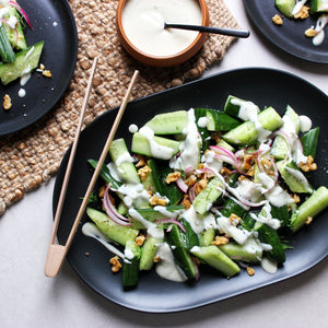 Cucumber & Walnut Salad with Yogurt Dressing - EasiYo NZ