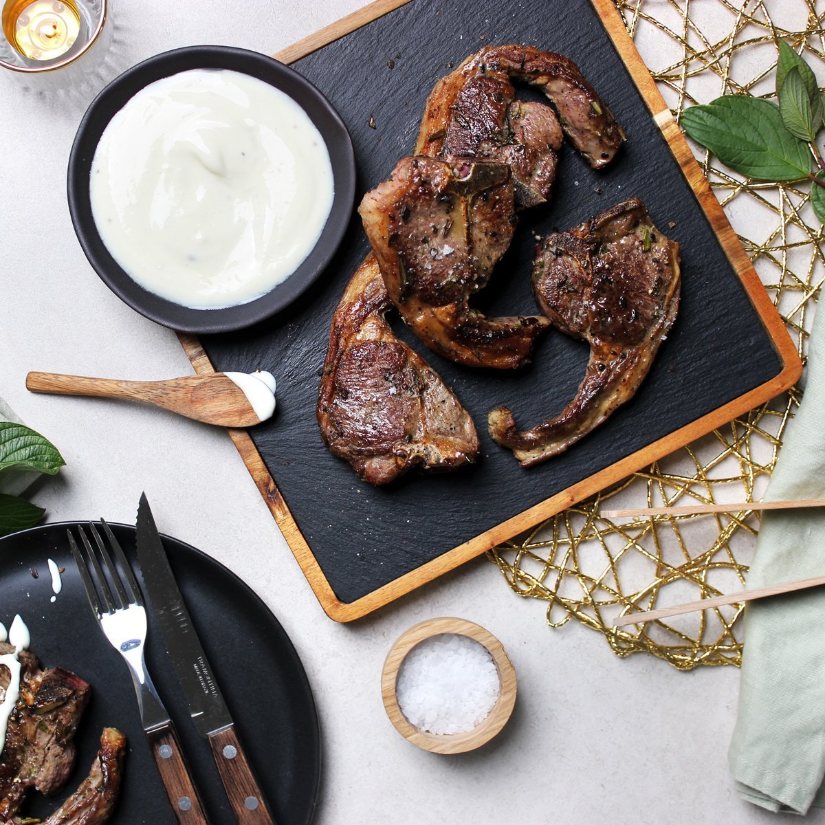 Lamb Chops & Horseradish Yogurt - EasiYo NZ