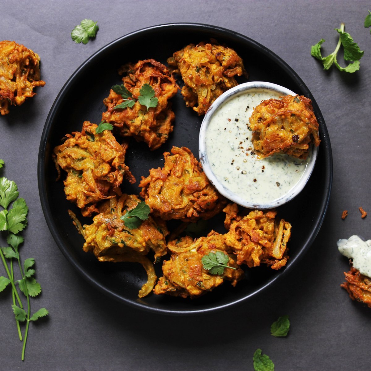 Onion Bhaji with Mint Dipping Sauce - EasiYo NZ