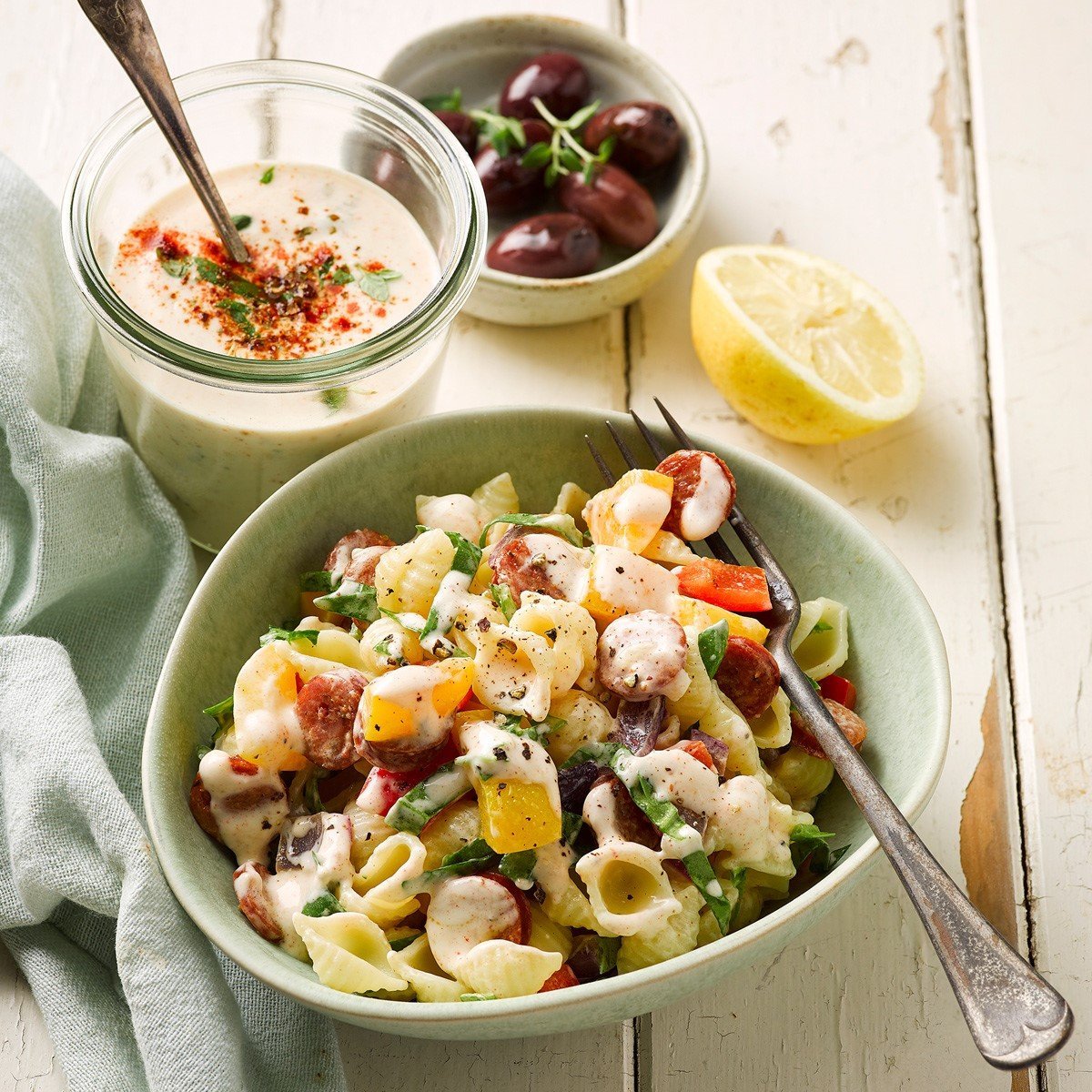 Pasta Salad with Smoked Paprika & Herb Dressing - EasiYo NZ