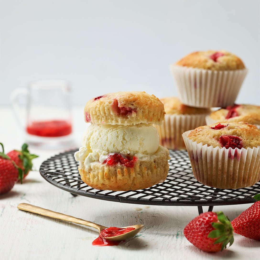 Strawberry Muffin Ice Cream Sandwich - EasiYo NZ