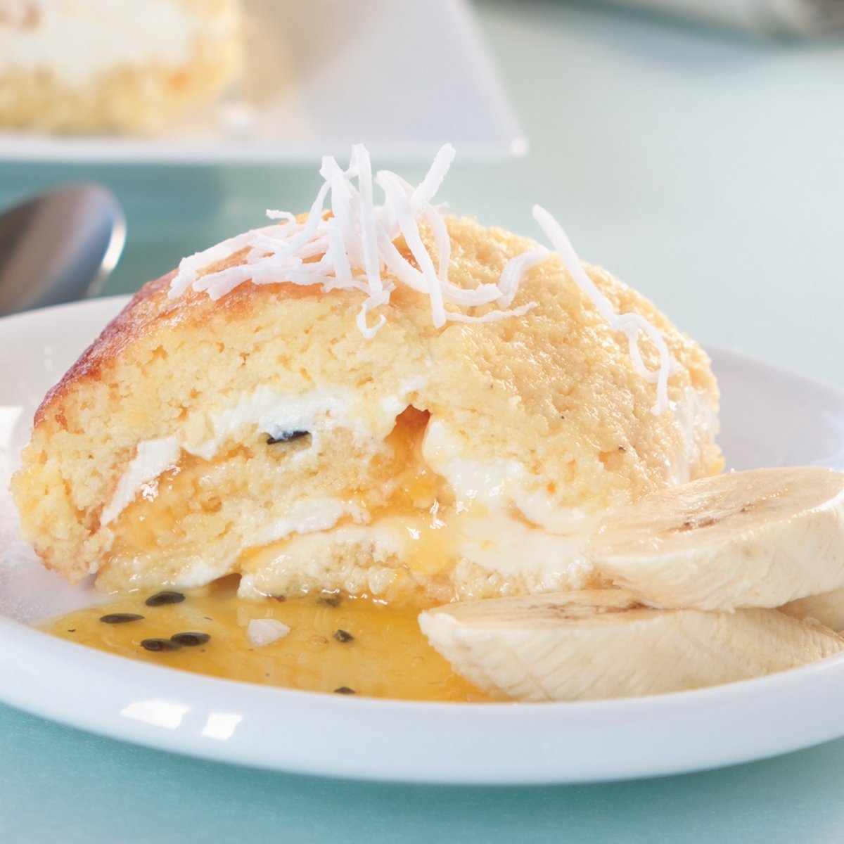 Tropical Almond Roulade - EasiYo NZ